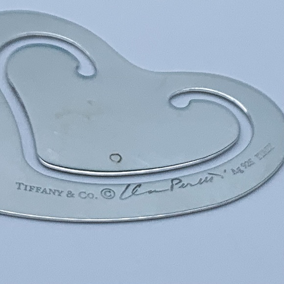 Tiffany & Co Heart Elsa Peretti Bookmark in Sterling 925 Silver - Picture 4 of 12